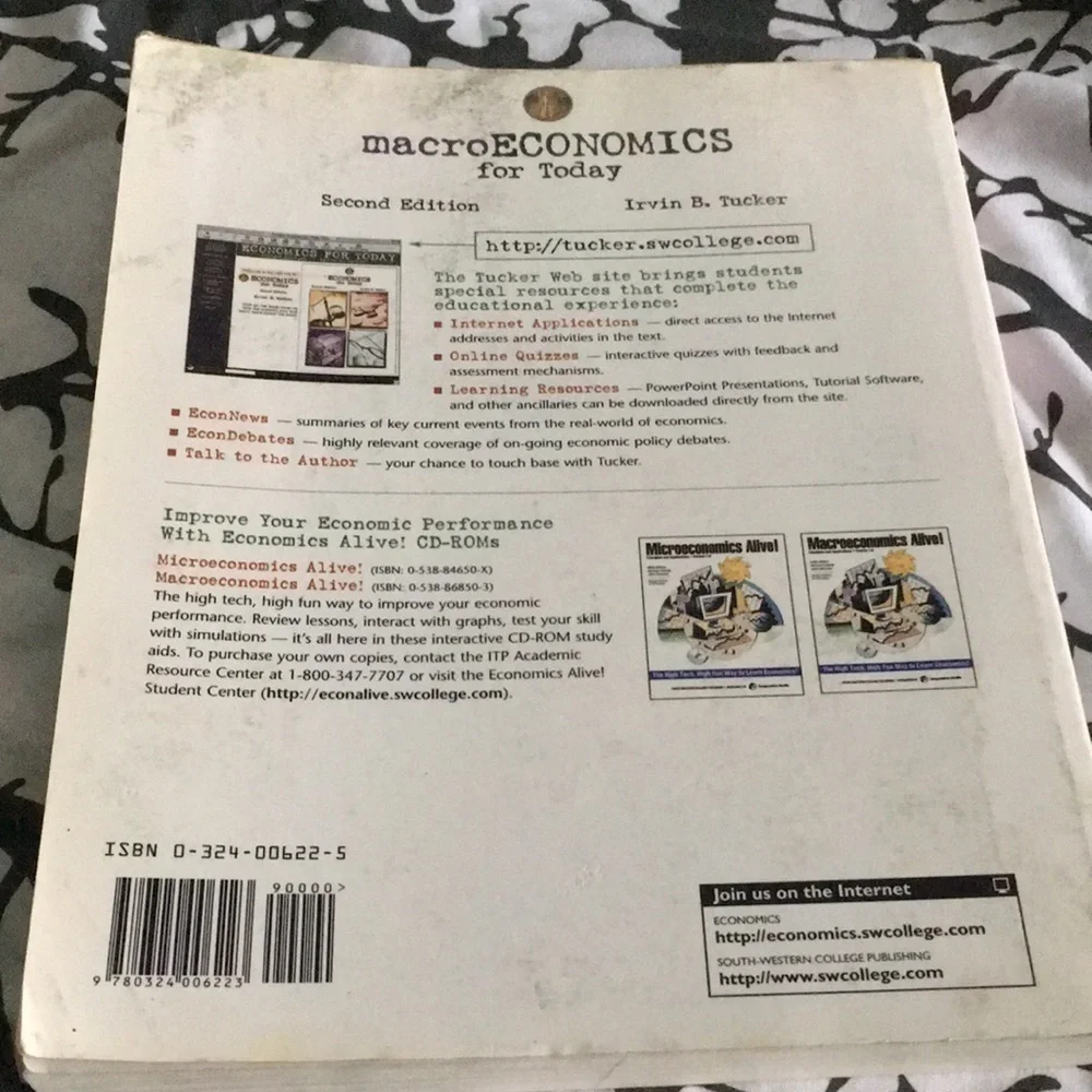 Macroeconomics for Today 2nd Edition Textbook Irvin B Tucker